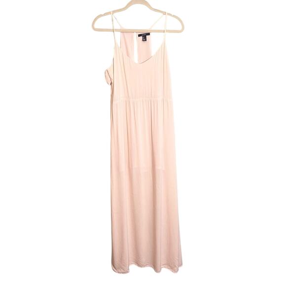 Forever 21 Women's Pink Strappy Maxi Dress Size Large - Picture 3 of 16